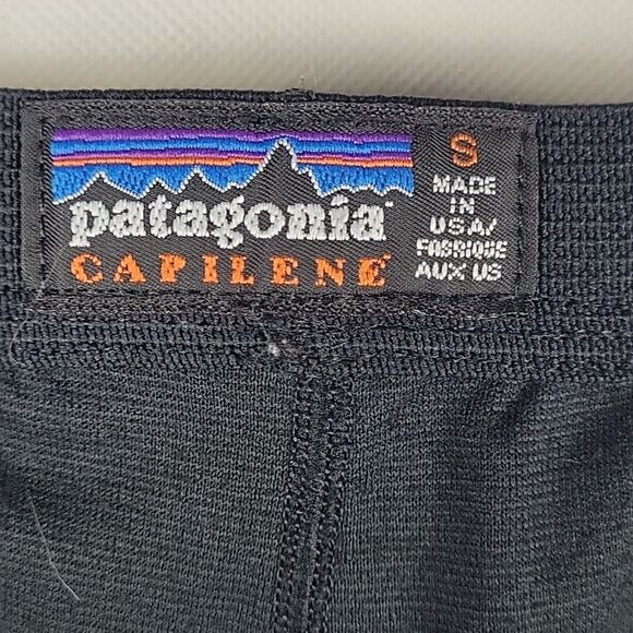 VTG Patagonia Capilene Base Layer Pants Mens Small Thermal Long Johns USA Made - Picture 5 of 5